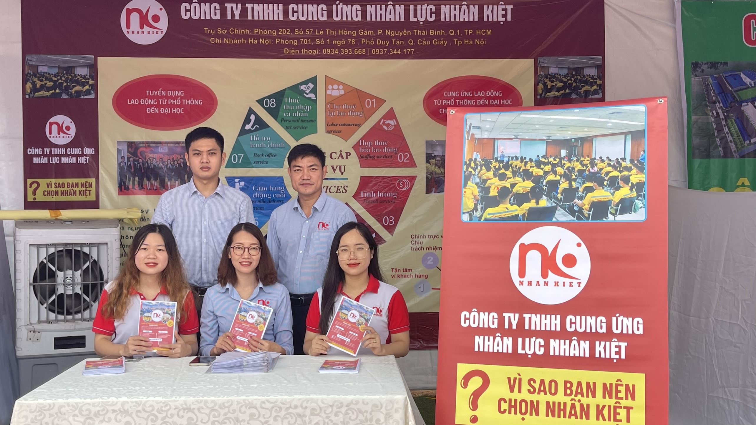 CÔNG TY NHÂN KIỆT THAM GIA NGÀY HỘI VIỆC LÀM TỈNH YÊN BÁI 2023