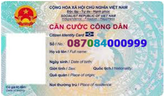 Ý nghĩa 12 số trên thẻ Căn cước công dân